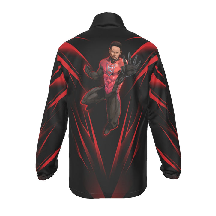 Miami Lit Stand-up Collar Zip-up Windproof Jacket - DG Trends Streetwear
