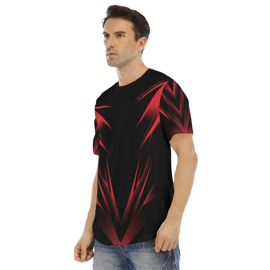 Miami Lit Short Sleeve Rounded Hem T-shirt - DG Trends Streetwear