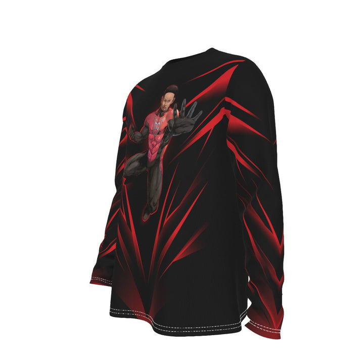 Miami Lit Cool DRI Moisture Wicking Performance Sports and Casual Long Sleeve Shirt (SUPERHERO PRINTED ON FRONT) - DG Trends Streetwear