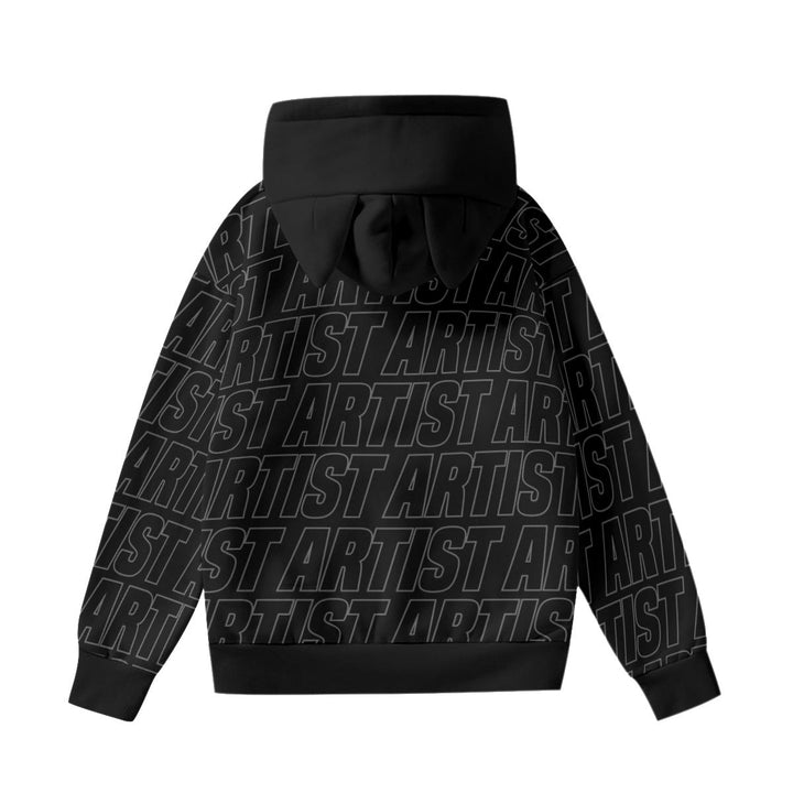 I Am An Artist Hoodie With Decorative Ears - NGUG Fashion