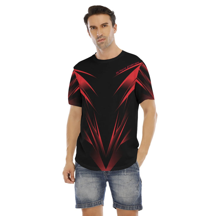 Miami Lit Short Sleeve Rounded Hem T-shirt - DG Trends Streetwear