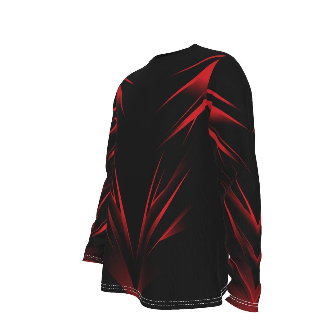 Miami Lit Cool DRI Moisture Wicking Performance Sports and Casual Long Sleeve Shirt (SUPERHERO PRINTED ON BACK) - DG Trends Streetwear